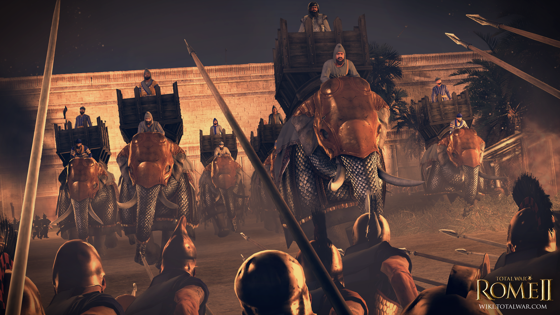TWRII_Seleucid_armoured_elephant_charge