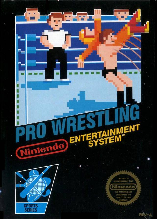 Pro Wrestling American NES Box Art