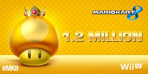 Mario Kart 8 1,2 milioni di copie vendute