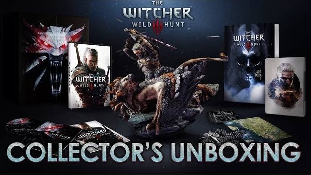 The Witcher 3 collector's edition video unboxing