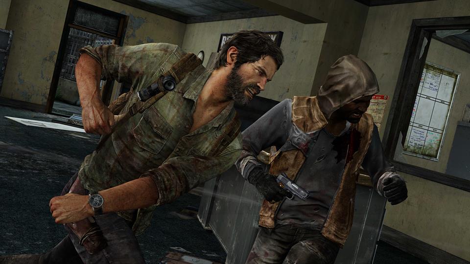 The Last of Us joel-punches-hunter