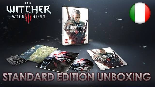 the witcher 3 standard edition video unboxing