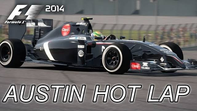 F1 2014 austin hot lap