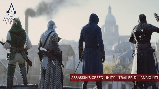 Assassin's creed Unity trailer di lancio