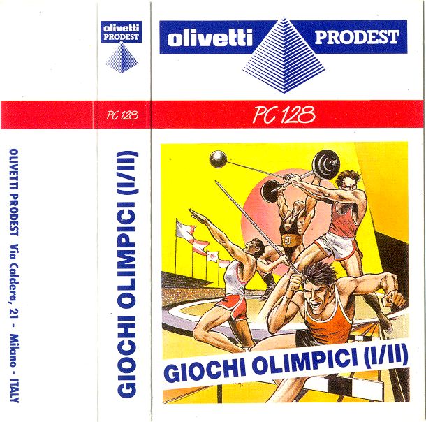 Giochi Limpici IeII Olivetti 128 copertina