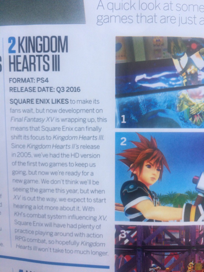 Kingdom Hearts III Play Magazine