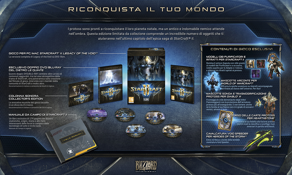 StarCraft II  Legacy of the Void collector's edition