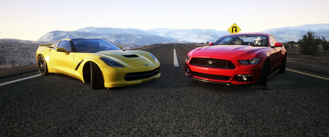 La Corvette C7 Stingray 2015 e la Ford Mustang 2015 saranno le prime vetture gratuite dell'anno nuovo