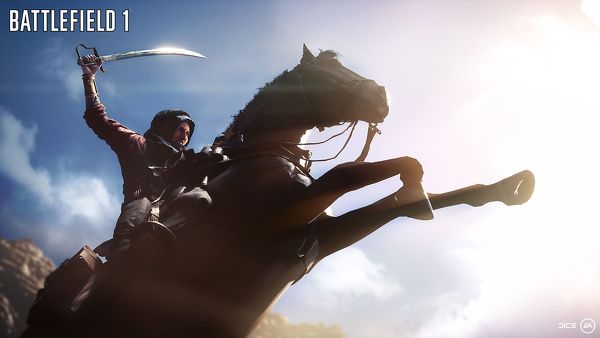 Battlefield 1 donna a cavallo