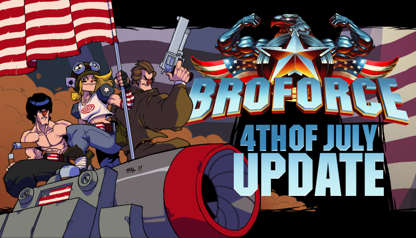 Broforce - Fourth Of July Update Art