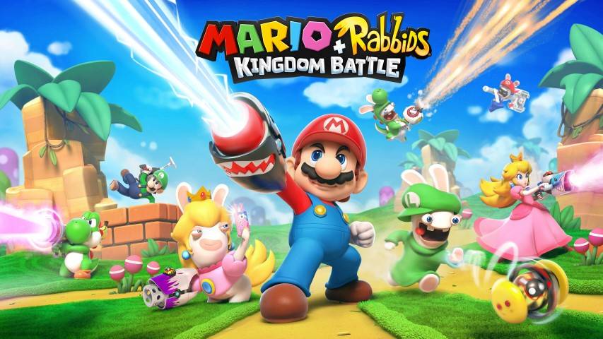 Mario + Rabbids Kingdom Battle Keyart