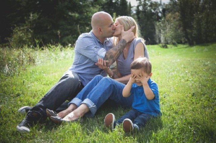 Corey Gaspur e famiglia