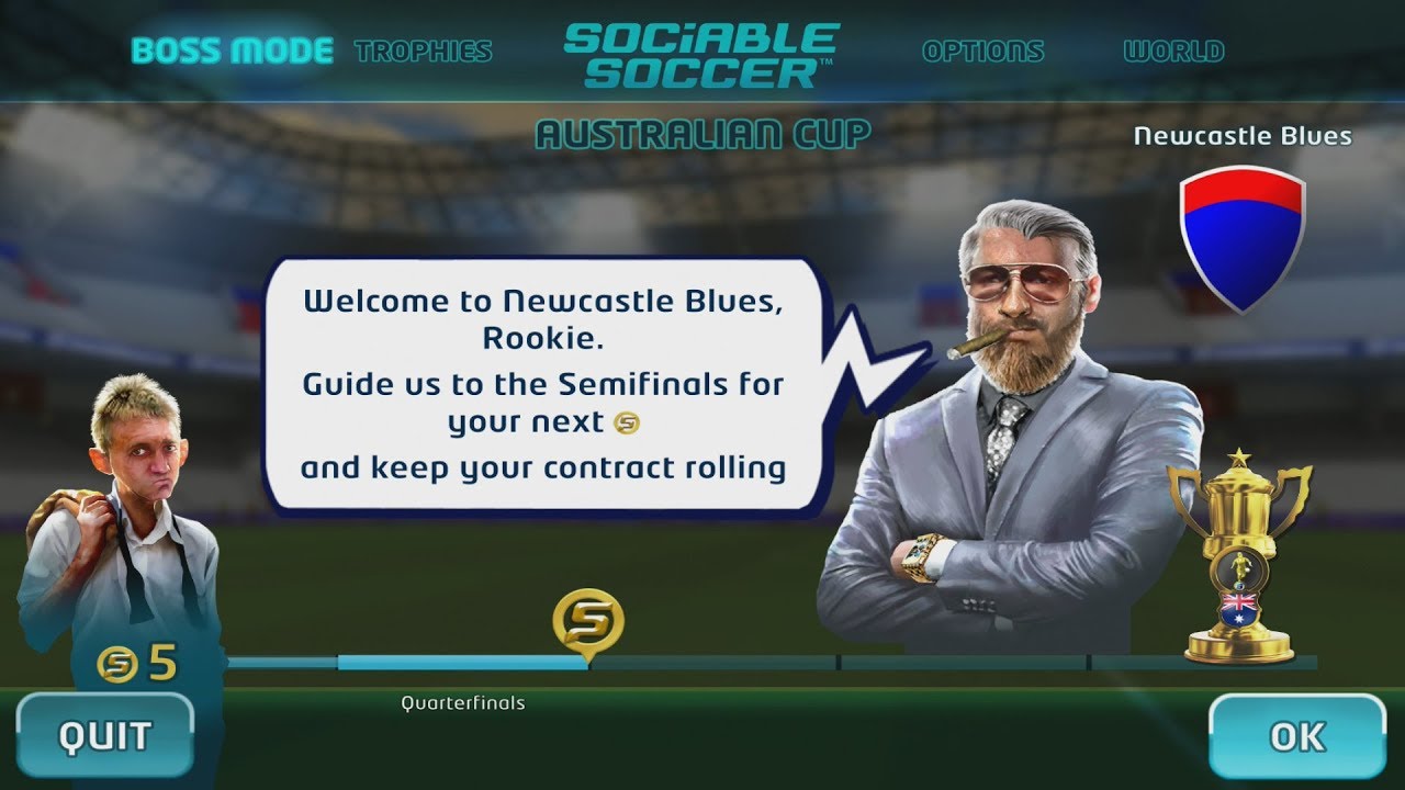 Sociable Soccer Boss Mode
