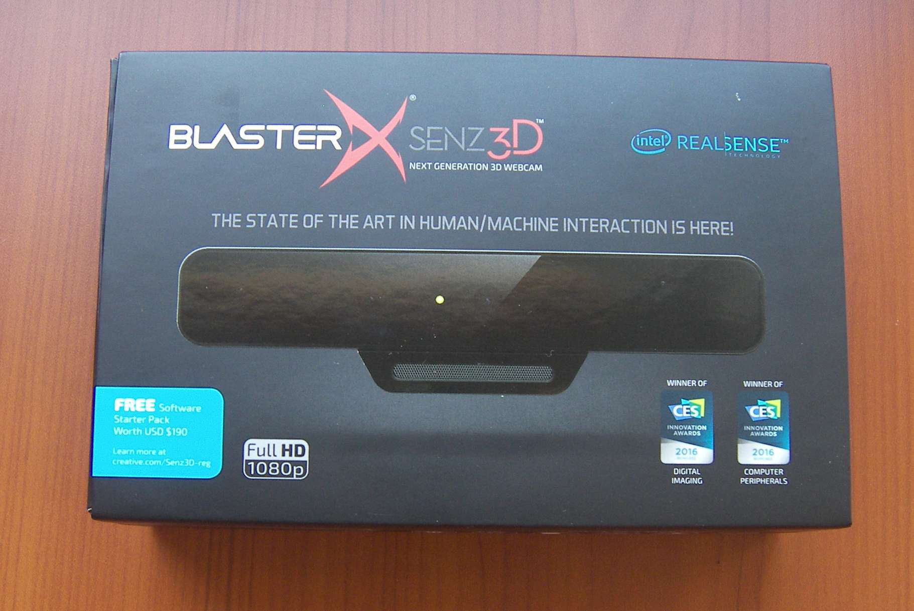 Creative-BlasterX-Senz3D Confezione