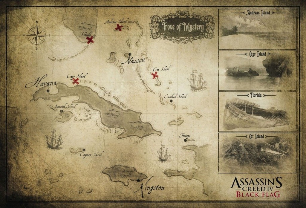 Assassin’s Creed IV: Black Flag, la mappa di gioco è in rete