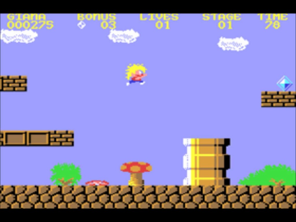 Diario di un videogiocatore – week 122 – The Great Giana Sisters (Intro, Commodore 64)