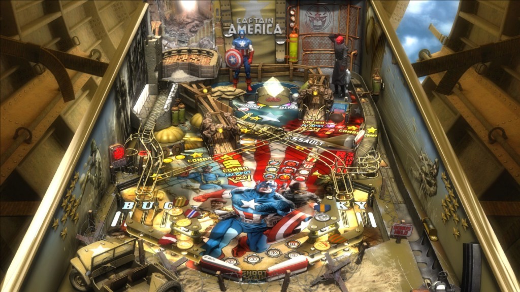 Pinball FX 2, disponibile su Steam il flipper di Captain America