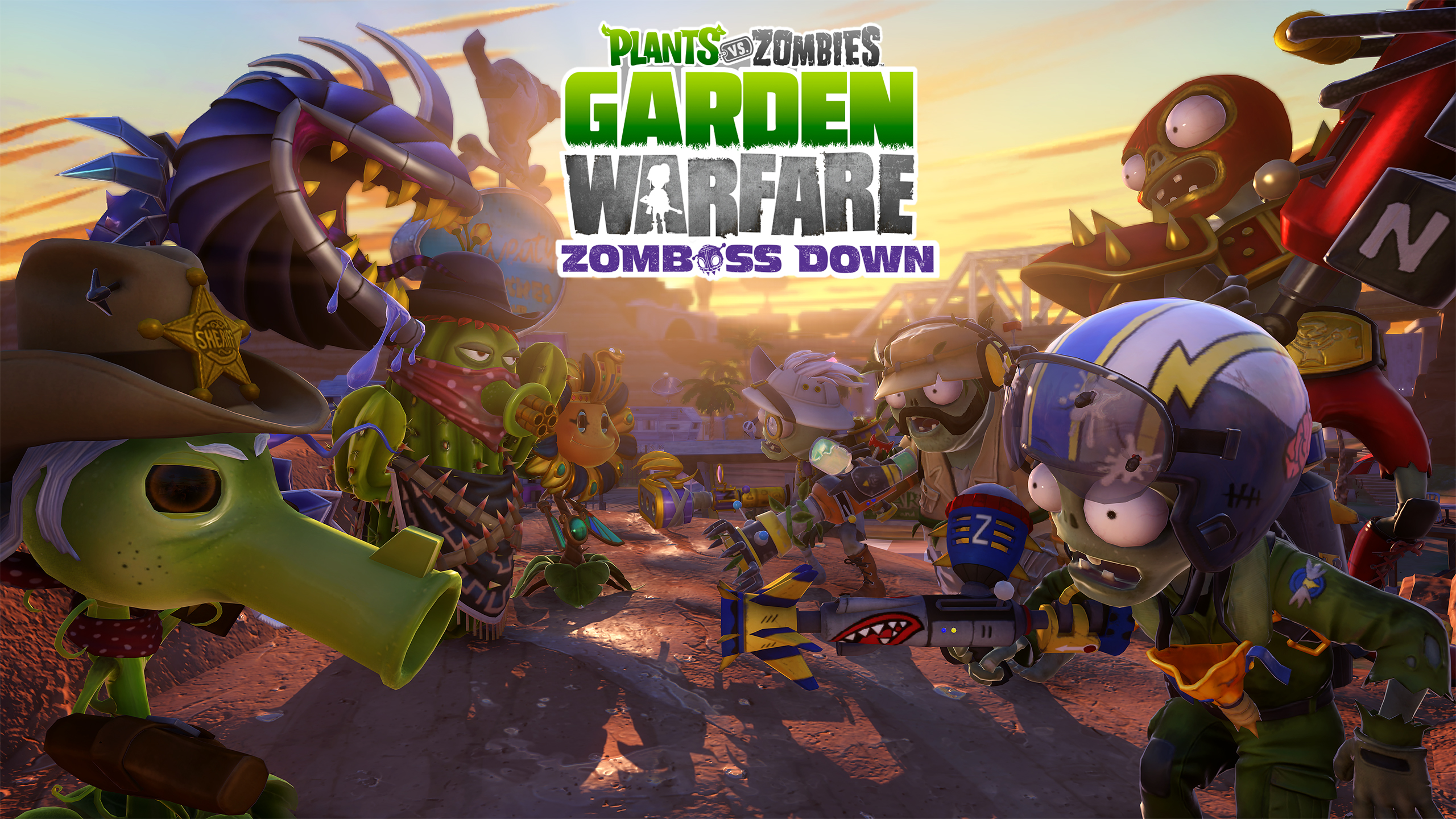 Plants vs. Zombies Garden Warface, c'è il dlc Zomboss Down; immagini e