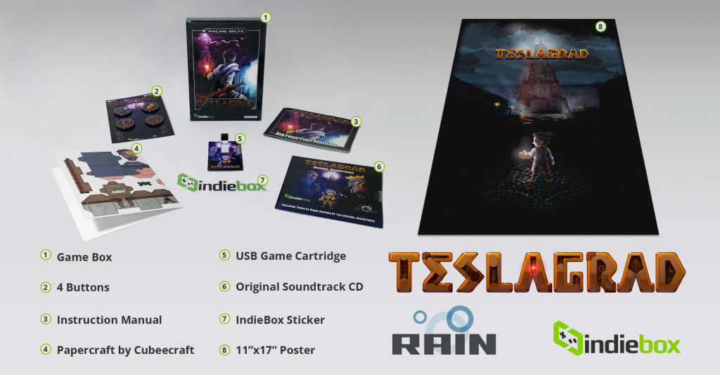 Teslagrad, alcuni dettagli sulla versione retail in edizione limitata firmata IndieBox