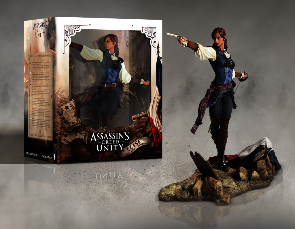 Assassin’s Creed Unity, l’action figure di Elise, immagini ed artwork