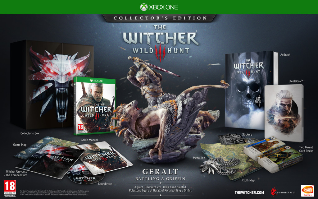 The Witcher 3 CD Projekt risponde alle polemiche sui contenuti esclusivi della Collector’s su Xbox One