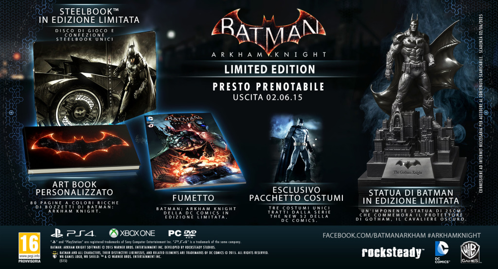 Batman: Arkham Knight, le immagini delle Collector’s