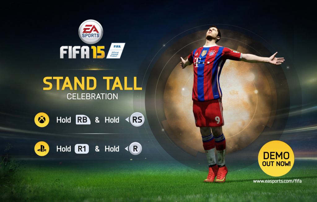 Fifa 15, la demo è disponibile per tutti, video-tutorial sulle nuove esultanze