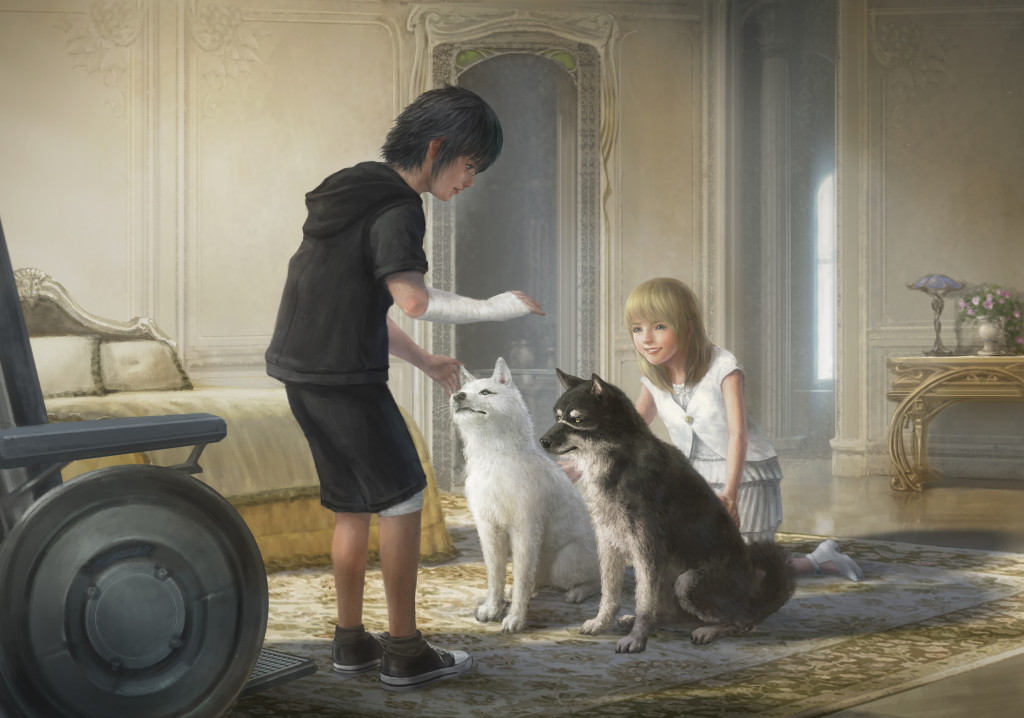 Final Fantasy XV, un artwork per Noctis e Luna