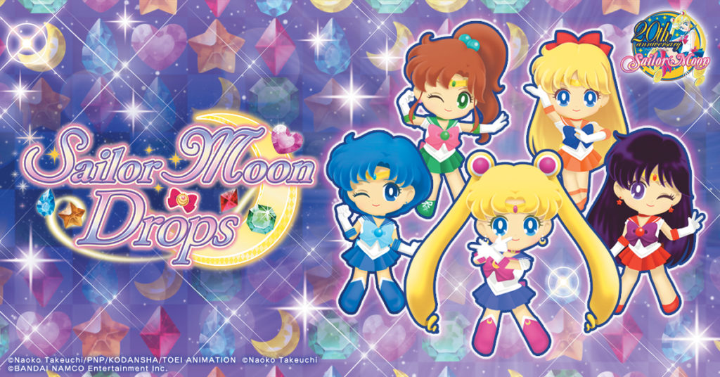 Sailor Moon Drops, è  disponibile per i dispositivi iOS e Android