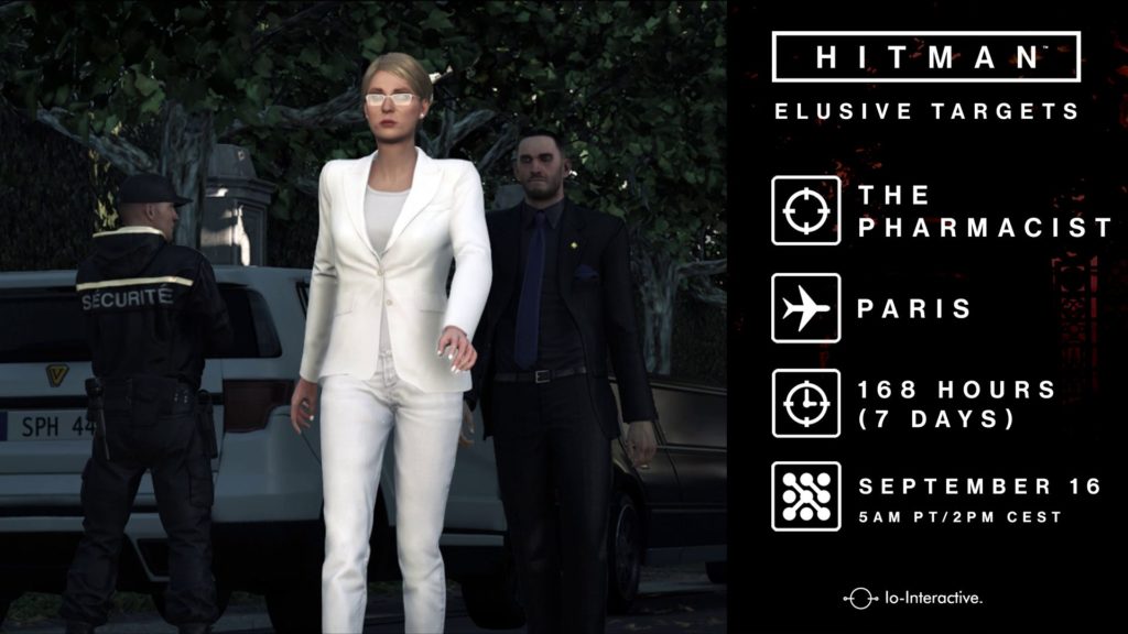 Hitman, disponibile il decimo Elusive Target “The Pharmacist”