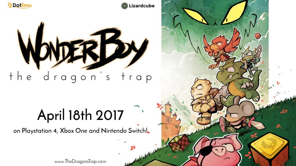 Wonder Boy: The Dragon’s Trap debutterà il mese prossimo su PS4, Xbox One e Switch