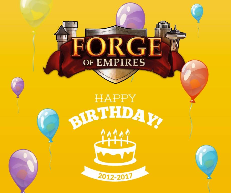 Forge of Empires compie 5 anni ecco l’evento per festeggiare