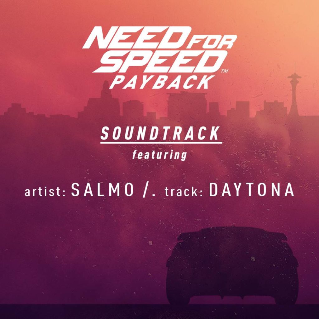 Need for Speed Payback, il rapper Salmo nella OST