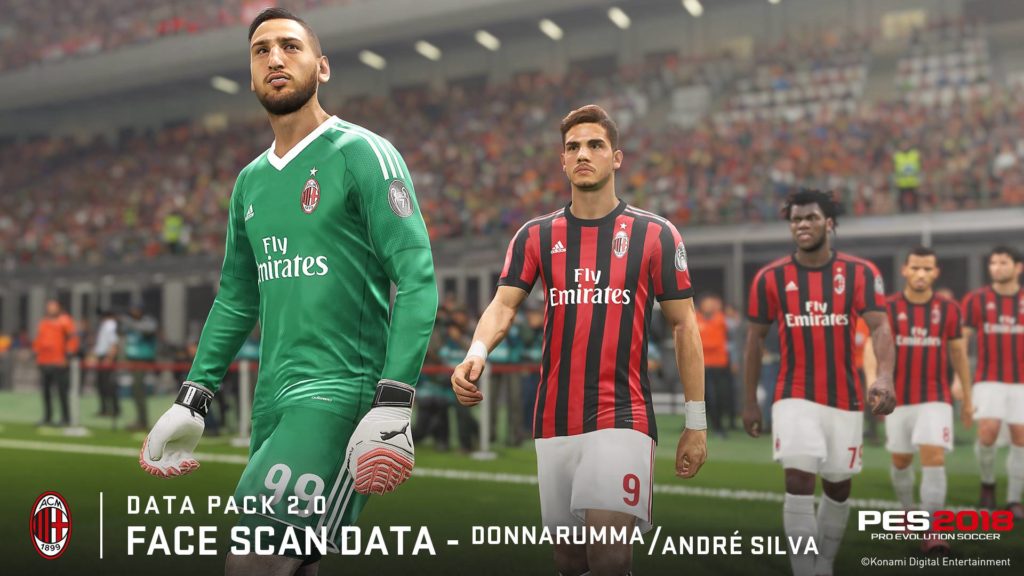 PES 2018, il data pack 2.0 in un video