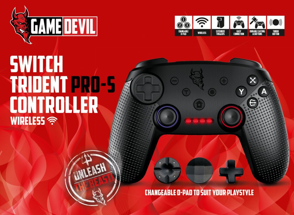Presentato il controller Trident PRO-S per Switch