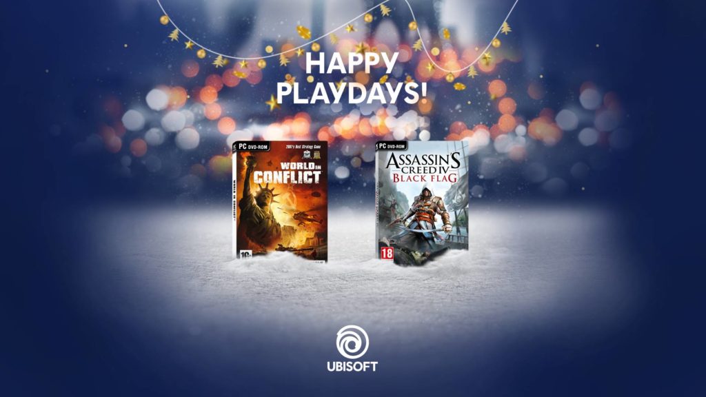 Ubisoft celebra le festività regalando alcuni titoli Pc