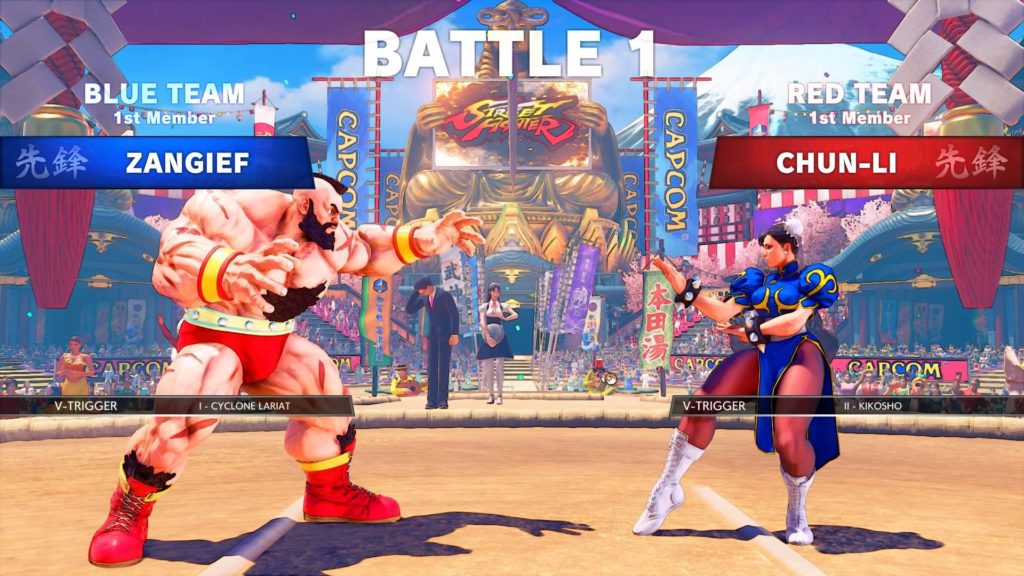 Street Fighter V: Arcade Edition, dettagli sulla modalità Team Versus