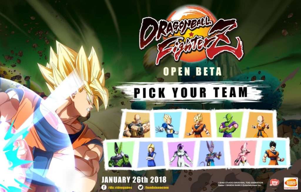 Drabon Ball FighterZ, i contenuti della open beta