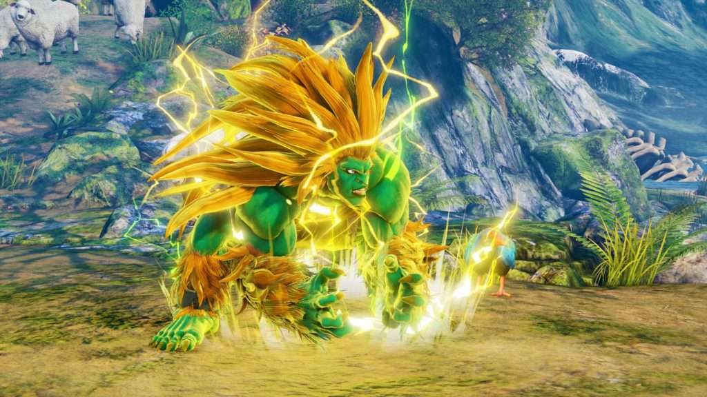 Blanka sta per elettrizzare Street Fighter V: Arcade Edition