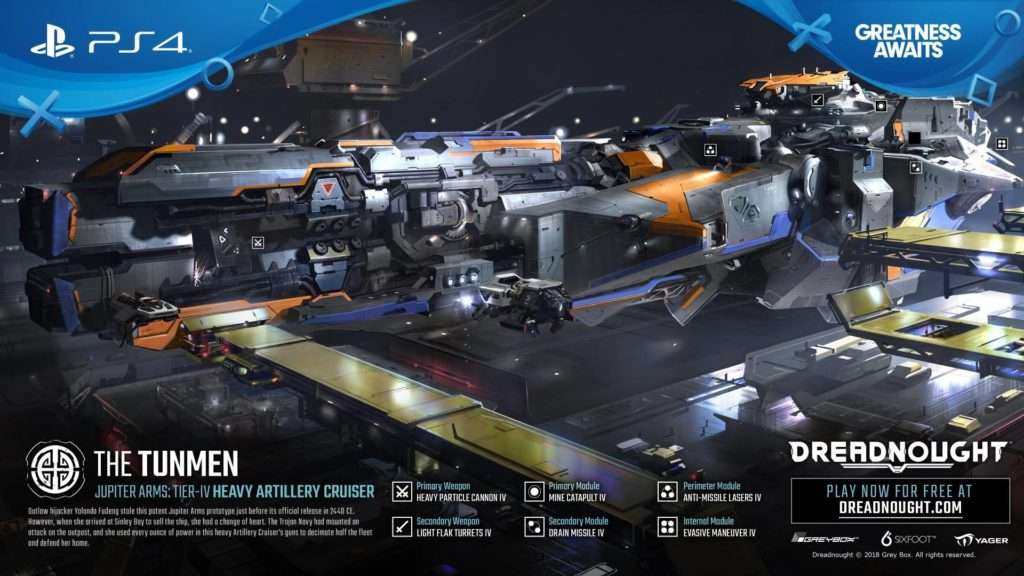 Il nuovo aggiornamento di Dreadnought per PS4 introduce i custom match