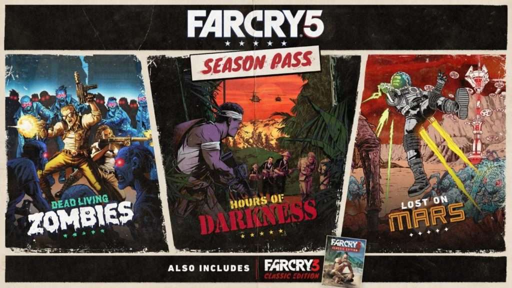 Ubisoft presenta il season pass di Far Cry 5