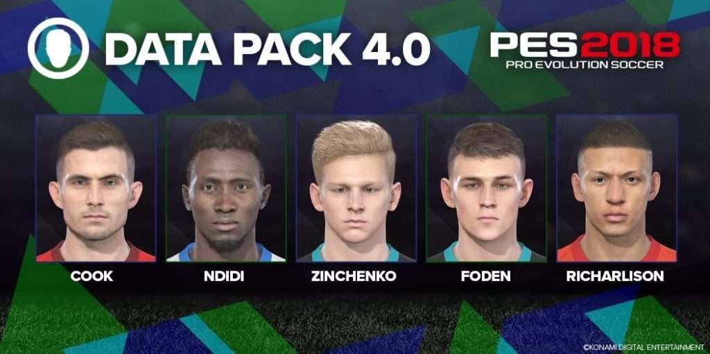 PES 2018, il data pack 4.0 arriva domani