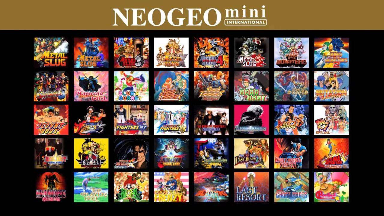 E3 2018, le line-up dei giochi Neo Geo Mini - cellicomsoft