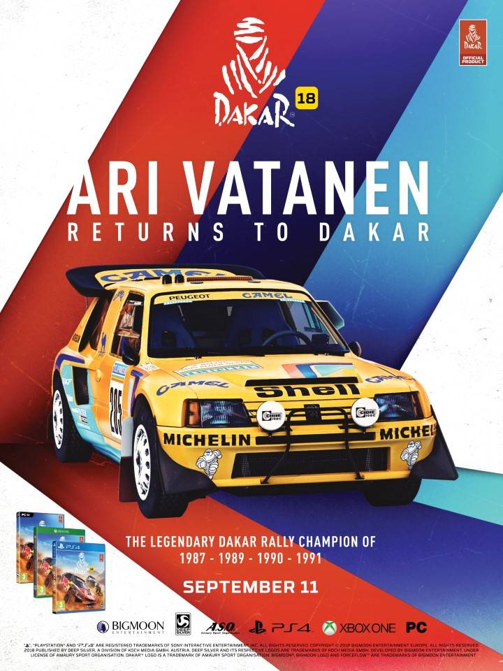 Ari Vatanen ritorna in Dakar