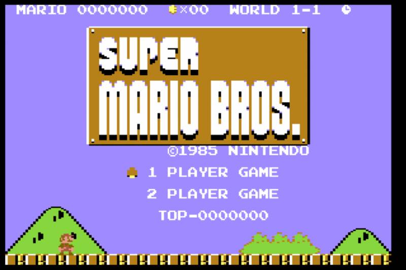 Super Mario Bros balza su C64