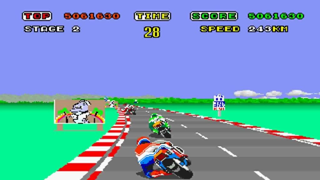 Hang-On, un miracolo su due ruote