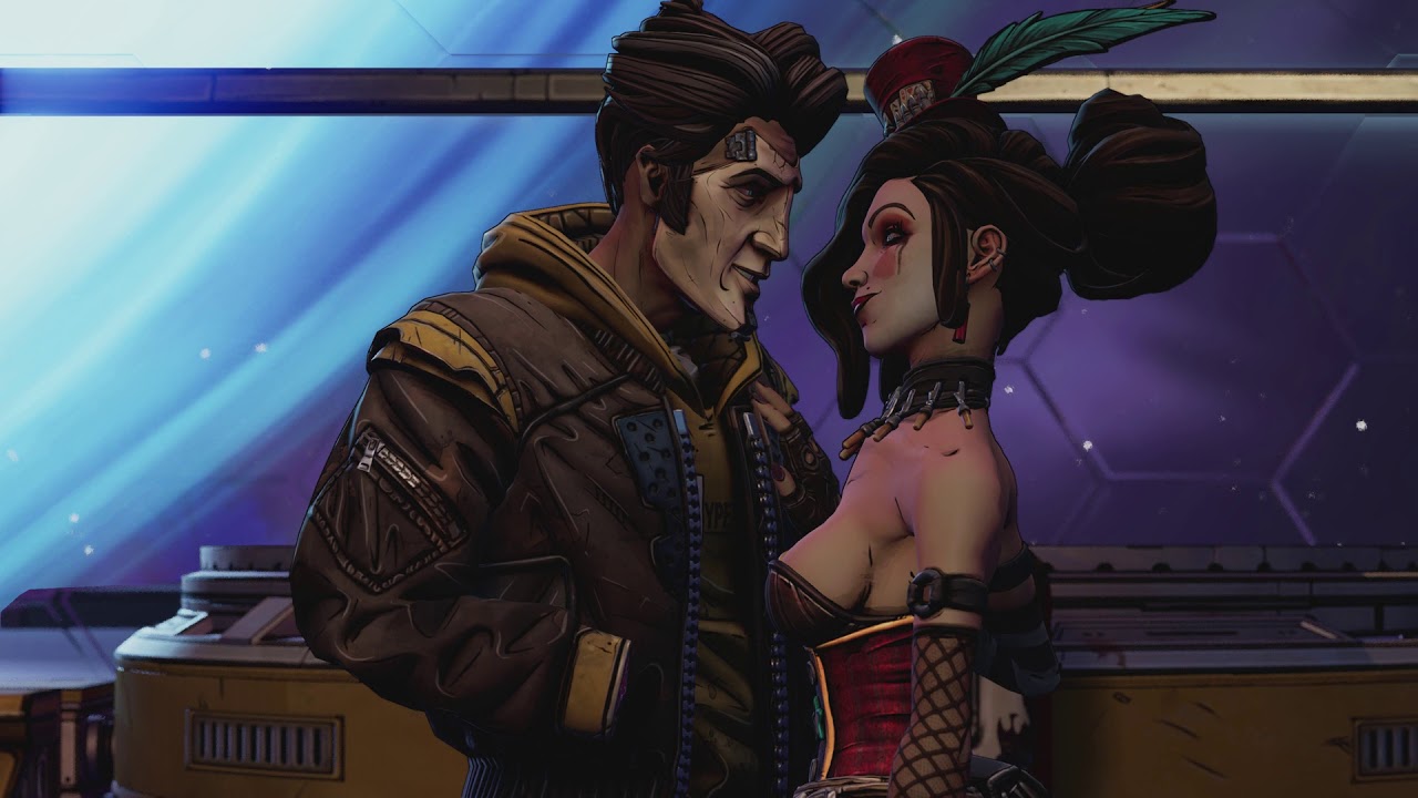 Borderlands - Mad Moxxi e Timothy Lawrence