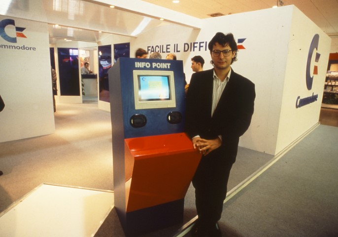 Carlo Santagostino allo Smau del 1991