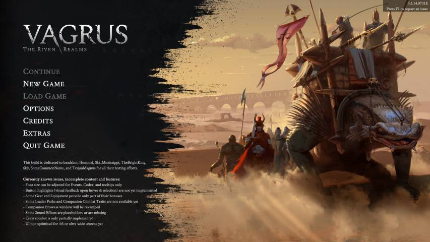 Vagrus, Anteprima early access