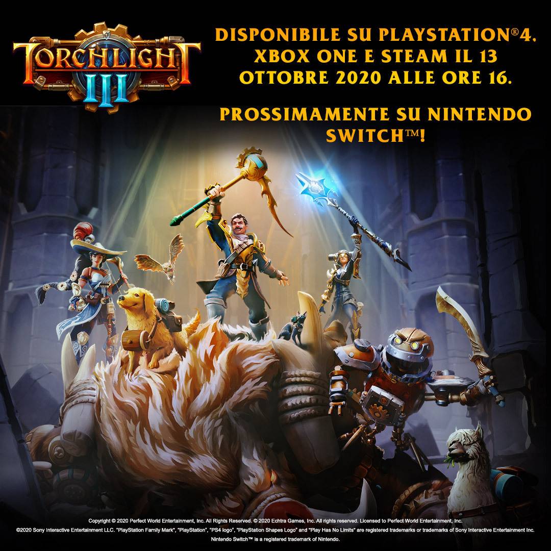 Torchlight III ha una data di lancio - IlVideogioco.com